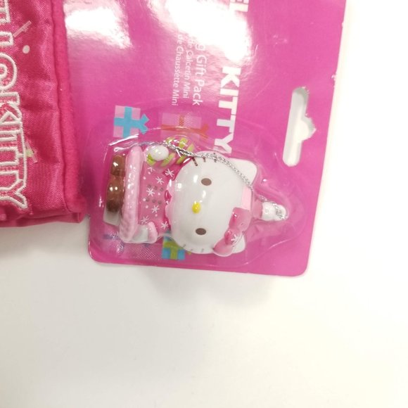 Hello Kitty Miniature Stocking Ornament Set - Picture 2 of 4